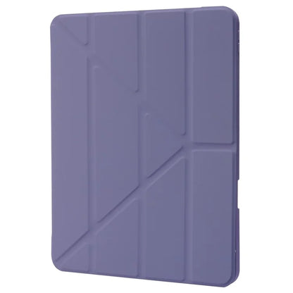 For iPad Pro 11 (2024) Case Origami Stand Leather Smart Cover with Pen Holder