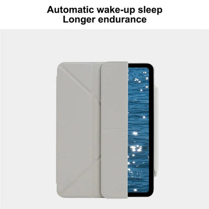 For iPad Air 13 (2024) Auto Wake / Sleep Magnetic PU Leather Protective Case with Stand