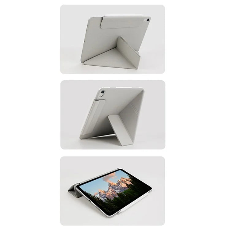 For iPad Air 13 (2024) Auto Wake / Sleep Magnetic PU Leather Protective Case with Stand