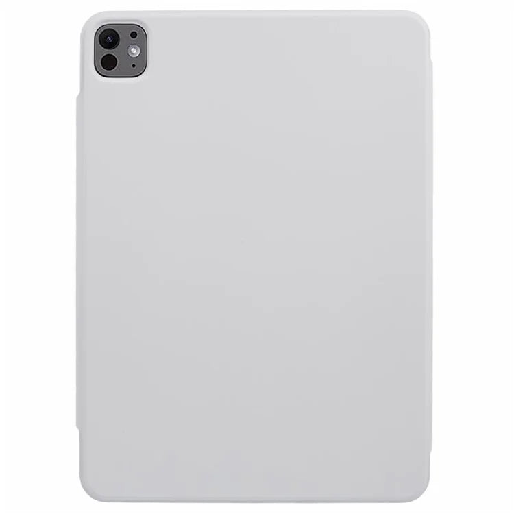 For iPad Pro 13 (2024) Tablet Cover Magnetic PU Leather Protective Case with Stand