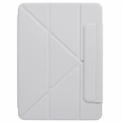 For iPad Pro 13 (2024) Tablet Cover Magnetic PU Leather Protective Case with Stand