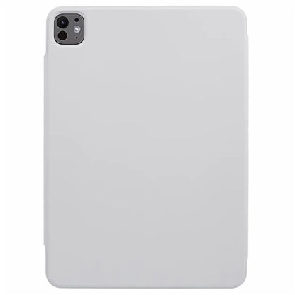 For iPad Pro 11 (2024) Tablet Cover Magnetic PU Leather Protective Case with Stand