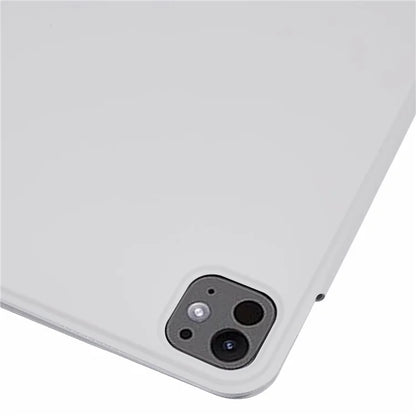 For iPad Pro 11 (2024) Tablet Cover Magnetic PU Leather Protective Case with Stand