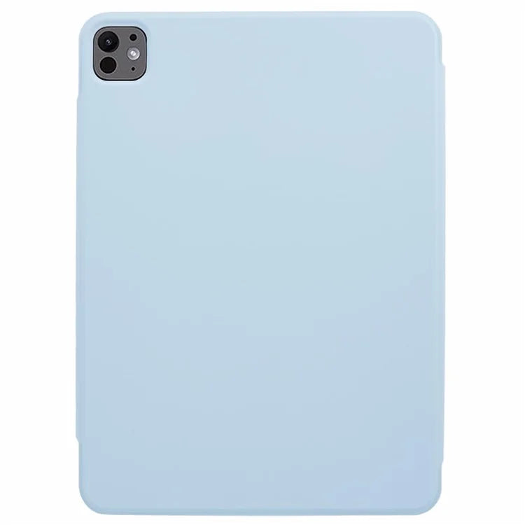 For iPad Pro 11 (2024) Tablet Cover Magnetic PU Leather Protective Case with Stand