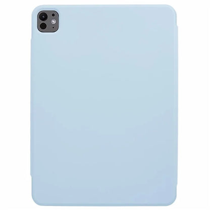 For iPad Pro 11 (2024) Tablet Cover Magnetic PU Leather Protective Case with Stand