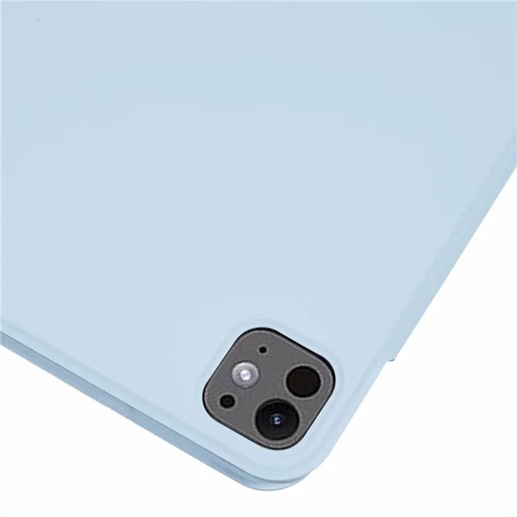 For iPad Pro 11 (2024) Tablet Cover Magnetic PU Leather Protective Case with Stand