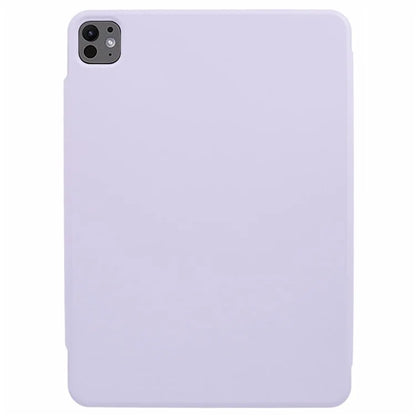 For iPad Pro 11 (2024) Tablet Cover Magnetic PU Leather Protective Case with Stand