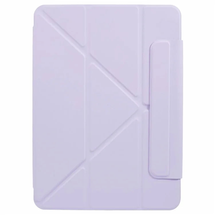 For iPad Pro 11 (2024) Tablet Cover Magnetic PU Leather Protective Case with Stand