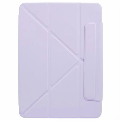 For iPad Pro 11 (2024) Tablet Cover Magnetic PU Leather Protective Case with Stand