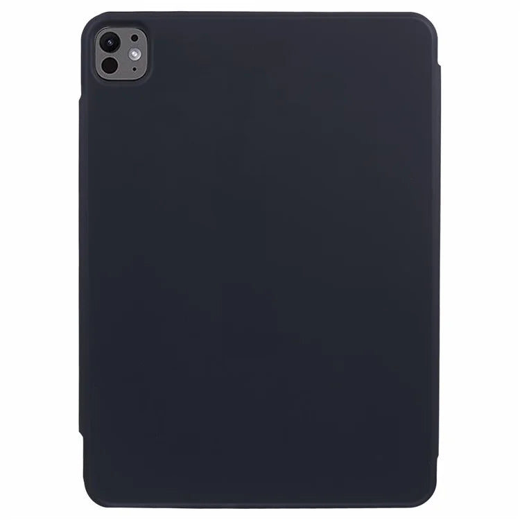 For iPad Pro 11 (2024) Tablet Cover Magnetic PU Leather Protective Case with Stand