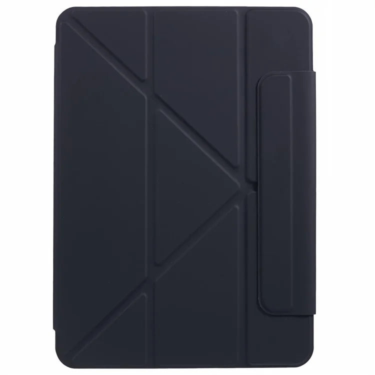 For iPad Pro 11 (2024) Tablet Cover Magnetic PU Leather Protective Case with Stand