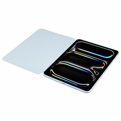 For iPad Pro 11 (2024) Case Tri-Fold Stand PU Leather + TPU Smart Cover