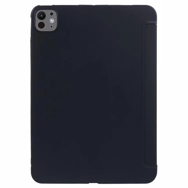 For iPad Pro 11 (2024) Case Tri-Fold Stand PU Leather + TPU Smart Cover