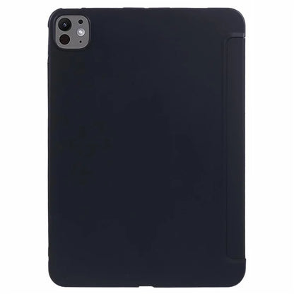 For iPad Pro 11 (2024) Case Tri-Fold Stand PU Leather + TPU Smart Cover