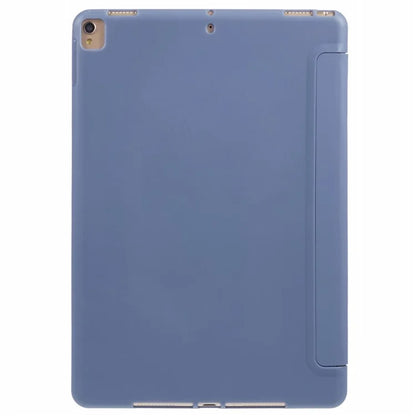 For iPad 10.2 (2021) / (2019) / (2020) / Pro 10.5-inch (2017) Case Tri-Fold Stand PU Leather + TPU Tablet Cover