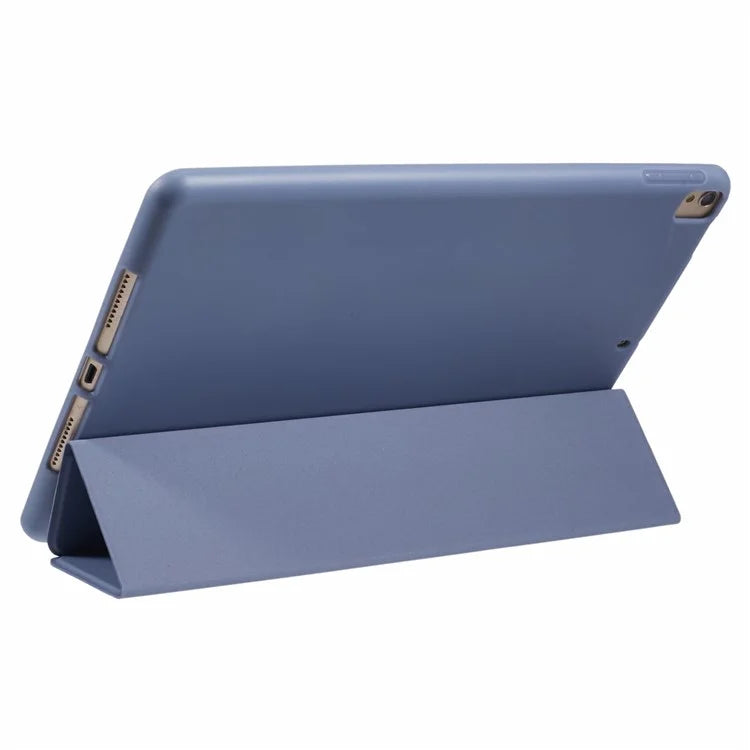 For iPad 10.2 (2021) / (2019) / (2020) / Pro 10.5-inch (2017) Case Tri-Fold Stand PU Leather + TPU Tablet Cover