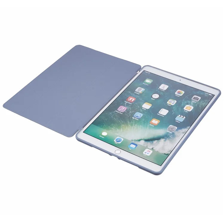 For iPad 10.2 (2021) / (2019) / (2020) / Pro 10.5-inch (2017) Case Tri-Fold Stand PU Leather + TPU Tablet Cover