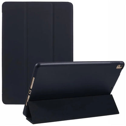 For iPad 10.2 (2021) / (2019) / (2020) / Pro 10.5-inch (2017) Case Tri-Fold Stand PU Leather + TPU Tablet Cover