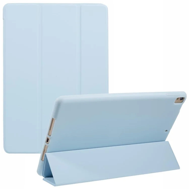 For iPad 10.2 (2021) / (2019) / (2020) / Pro 10.5-inch (2017) Case Tri-Fold Stand PU Leather + TPU Tablet Cover