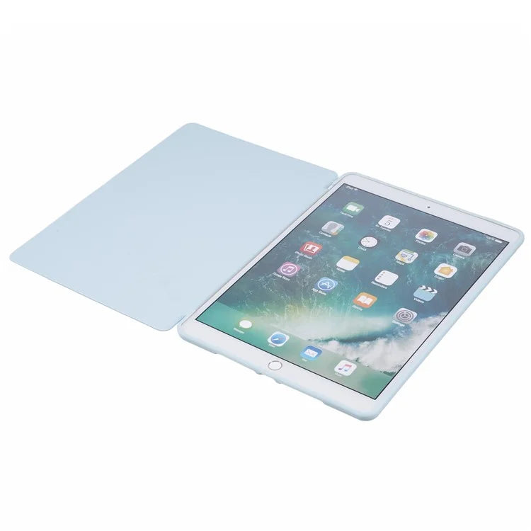 For iPad 10.2 (2021) / (2019) / (2020) / Pro 10.5-inch (2017) Case Tri-Fold Stand PU Leather + TPU Tablet Cover