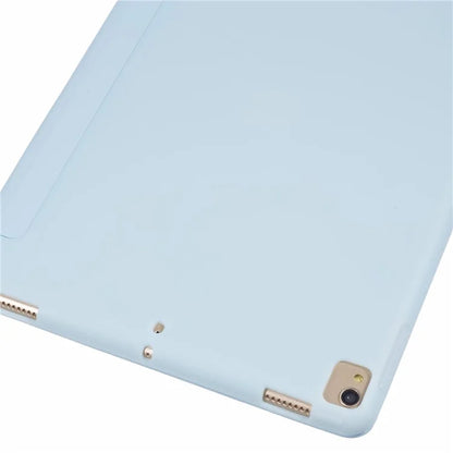 For iPad 10.2 (2021) / (2019) / (2020) / Pro 10.5-inch (2017) Case Tri-Fold Stand PU Leather + TPU Tablet Cover