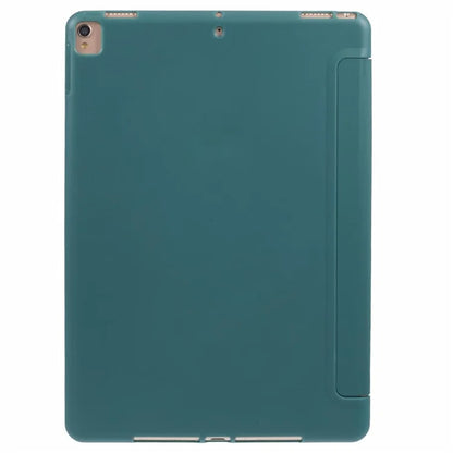 For iPad 10.2 (2021) / (2019) / (2020) / Pro 10.5-inch (2017) Case Tri-Fold Stand PU Leather + TPU Tablet Cover