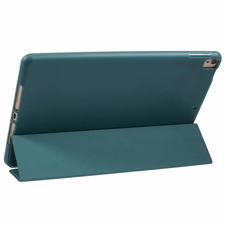 For iPad 10.2 (2021) / (2019) / (2020) / Pro 10.5-inch (2017) Case Tri-Fold Stand PU Leather + TPU Tablet Cover