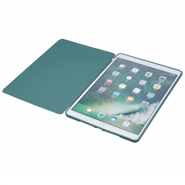 For iPad 10.2 (2021) / (2019) / (2020) / Pro 10.5-inch (2017) Case Tri-Fold Stand PU Leather + TPU Tablet Cover