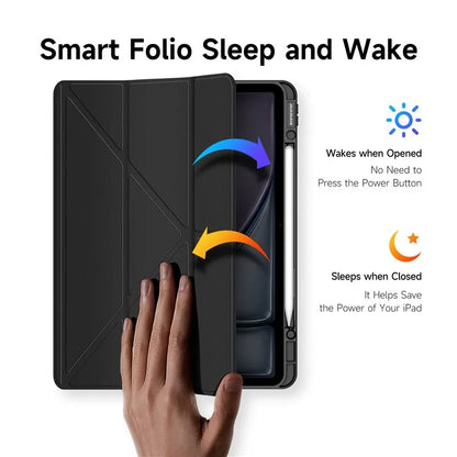 DUX DUCIS Magi Series for iPad Air 13 (2024) Case PU Leather+PC+TPU Auto Wake / Sleep Tablet Cover