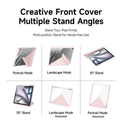 DUX DUCIS Magi Series for iPad Air 13 (2024) Case PU Leather+PC+TPU Auto Wake / Sleep Tablet Cover