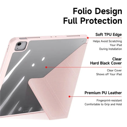 DUX DUCIS Magi Series for iPad Air 13 (2024) Case PU Leather+PC+TPU Auto Wake / Sleep Tablet Cover