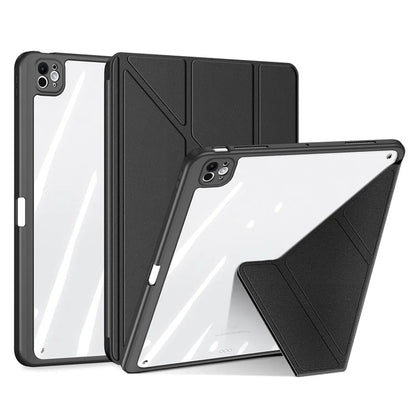 DUX DUCIS Magi Series for iPad Pro 13 (2024) Case PU Leather+PC+TPU Tablet Cover Support Auto Wake / Sleep