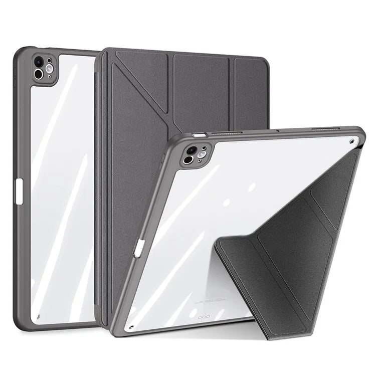 DUX DUCIS Magi Series for iPad Pro 13 (2024) Case PU Leather+PC+TPU Tablet Cover Support Auto Wake / Sleep