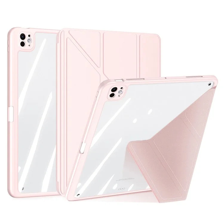 DUX DUCIS Magi Series for iPad Pro 13 (2024) Case PU Leather+PC+TPU Tablet Cover Support Auto Wake / Sleep