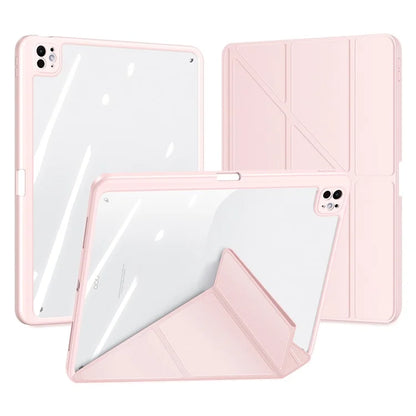 DUX DUCIS Magi Series for iPad Pro 13 (2024) Case PU Leather+PC+TPU Tablet Cover Support Auto Wake / Sleep