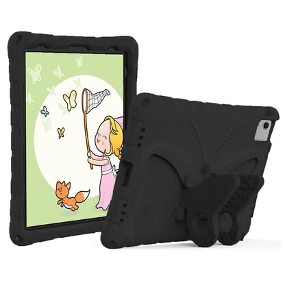 For iPad Air 11 (2024) Case Butterfly EVA Tablet Cover with Kickstand / Shoulder Strap