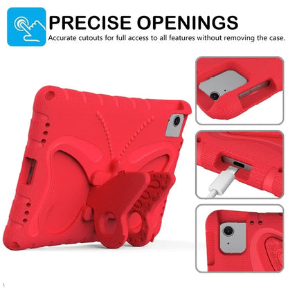 For iPad Air 11 (2024) Case Butterfly EVA Tablet Cover with Kickstand / Shoulder Strap