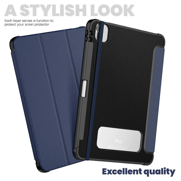 For iPad Air (2020) / (2022) / Air 11 (2024) / iPad Pro 11-inch (2018) / (2020) / (2021) / (2022) Case Leather Tablet Cover