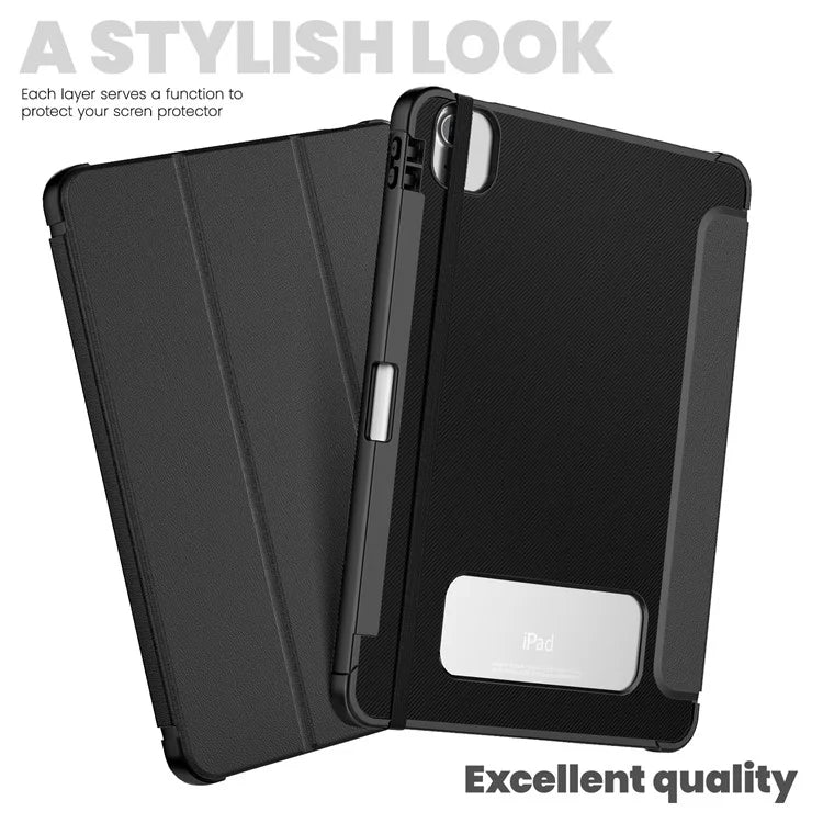 For iPad Air (2020) / (2022) / Air 11 (2024) / iPad Pro 11-inch (2018) / (2020) / (2021) / (2022) Case Leather Tablet Cover