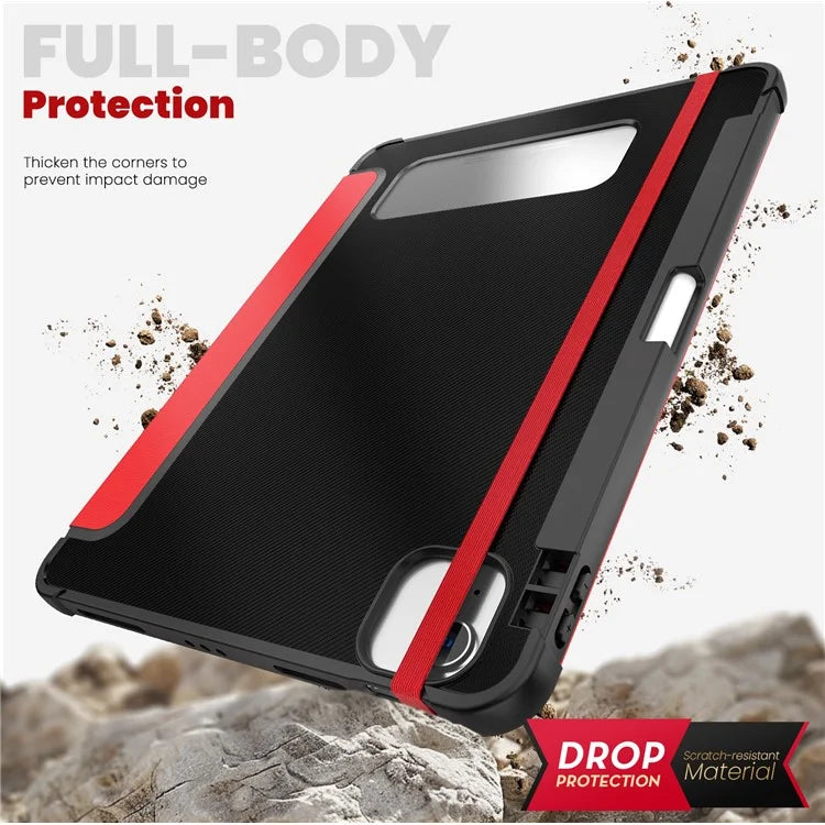 For iPad Air (2020) / (2022) / Air 11 (2024) / iPad Pro 11-inch (2018) / (2020) / (2021) / (2022) Case Leather Tablet Cover