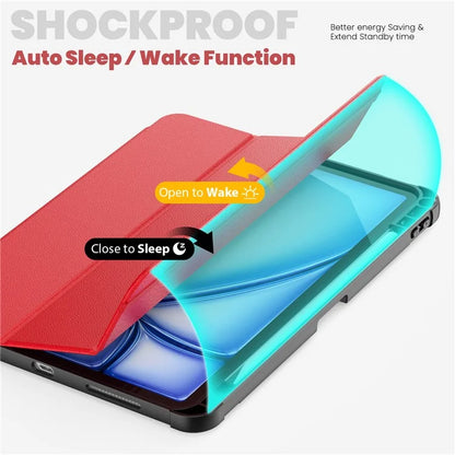 For iPad Air (2020) / (2022) / Air 11 (2024) / iPad Pro 11-inch (2018) / (2020) / (2021) / (2022) Case Leather Tablet Cover