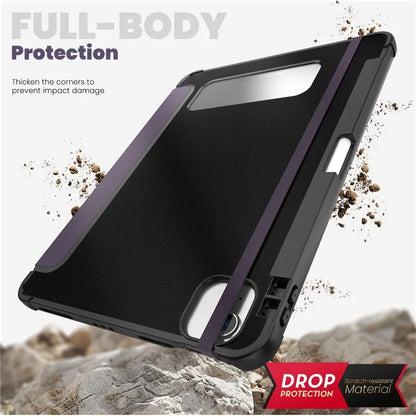 For iPad Air (2020) / (2022) / Air 11 (2024) / iPad Pro 11-inch (2018) / (2020) / (2021) / (2022) Case Leather Tablet Cover