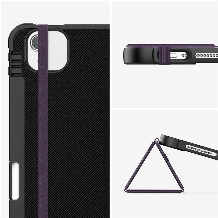 For iPad Air (2020) / (2022) / Air 11 (2024) / iPad Pro 11-inch (2018) / (2020) / (2021) / (2022) Case Leather Tablet Cover