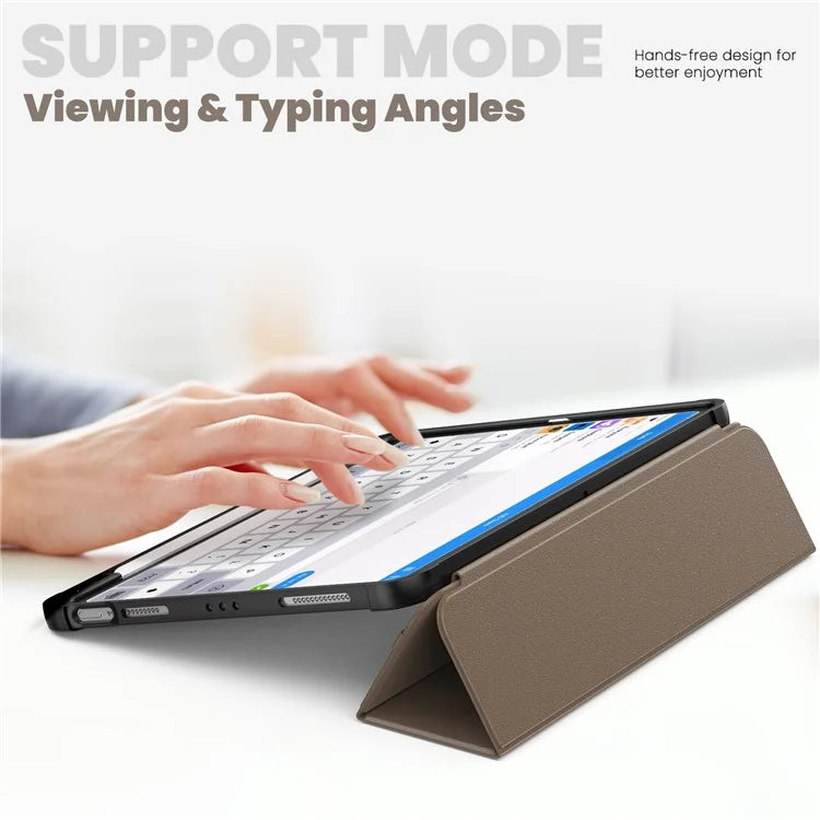 For iPad Air (2020) / (2022) / Air 11 (2024) / iPad Pro 11-inch (2018) / (2020) / (2021) / (2022) Case Leather Tablet Cover