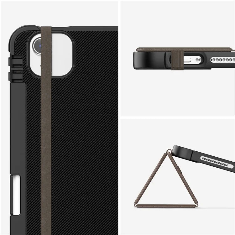 For iPad Air (2020) / (2022) / Air 11 (2024) / iPad Pro 11-inch (2018) / (2020) / (2021) / (2022) Case Leather Tablet Cover