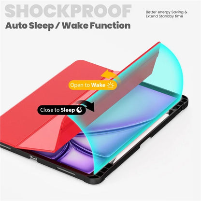 For iPad Air 13 (2024) / iPad Pro 13 (2024) / Pro 12.9 (2022) / (2021) / (2020) / (2018) Case Stand Leather Tablet Cover