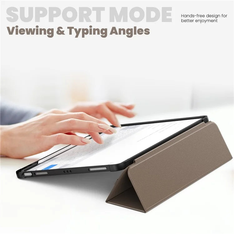 For iPad Air 13 (2024) / iPad Pro 13 (2024) / Pro 12.9 (2022) / (2021) / (2020) / (2018) Case Stand Leather Tablet Cover