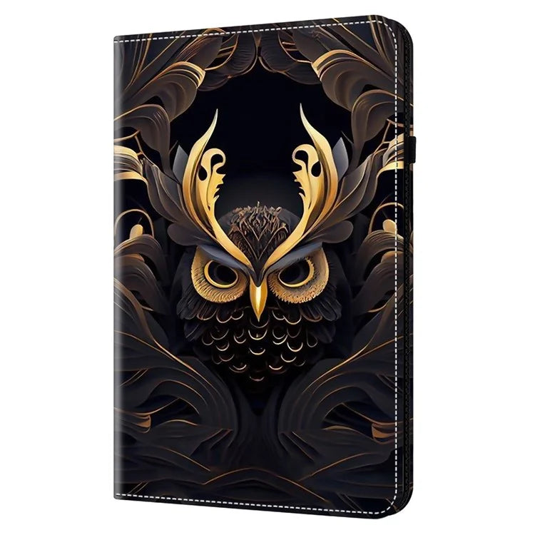 For Xiaomi Redmi Pad SE Case Card Slots PU Leather Pattern Printed Tablet Cover