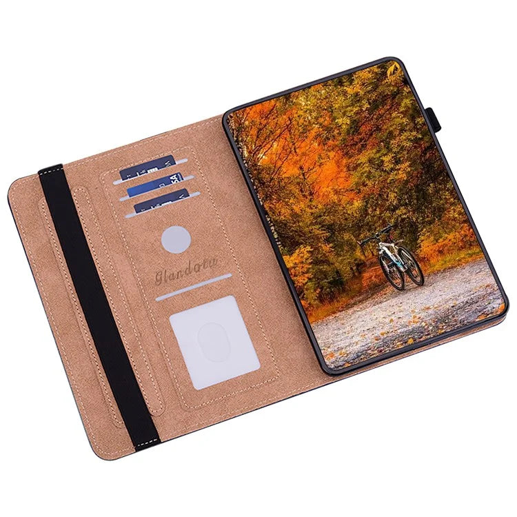 For Xiaomi Redmi Pad SE Case Card Slots PU Leather Pattern Printed Tablet Cover