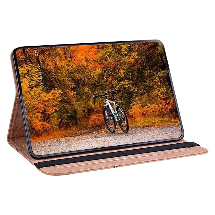 For Xiaomi Redmi Pad SE Case Card Slots PU Leather Pattern Printed Tablet Cover